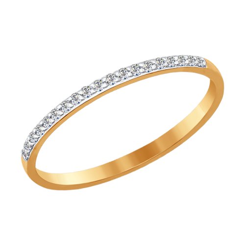 Кольцо SOKOLOV - Золото 375, Фианит (арт. 016924-4)