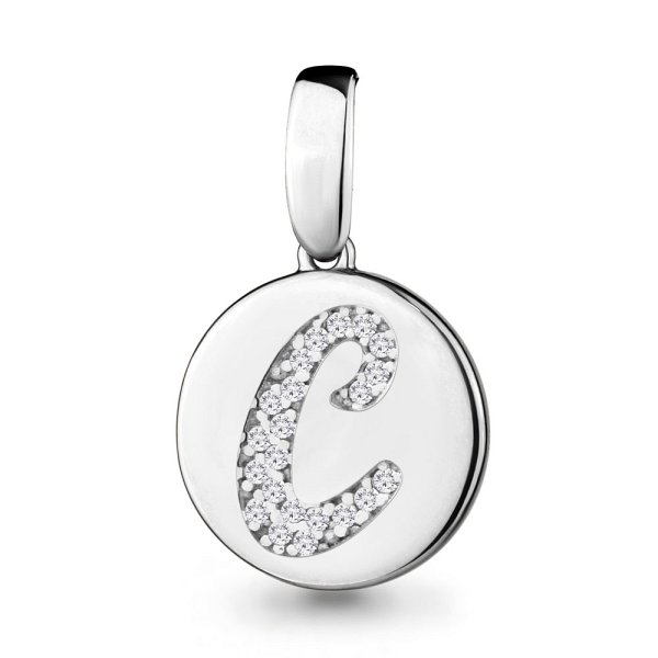 Подвеска Аквамарин - Серебро 925, Фианит (арт. 24029А.5)