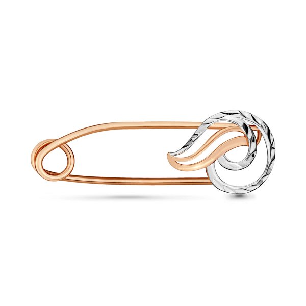 Булавка Аквамарин - Золото 375 (арт. 72582.8)