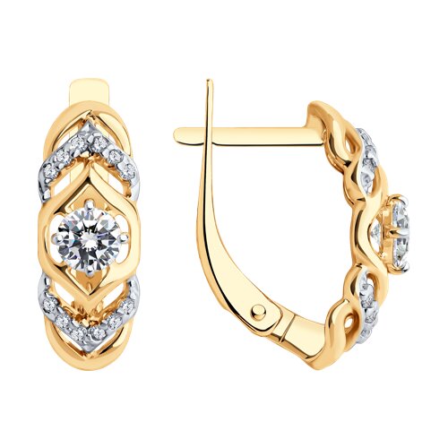 Серьги SOKOLOV - Серебро 925, Фианит (арт. 93020778)