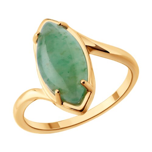 Кольцо SOKOLOV - Серебро 925, Жадеит (арт. 83010293)