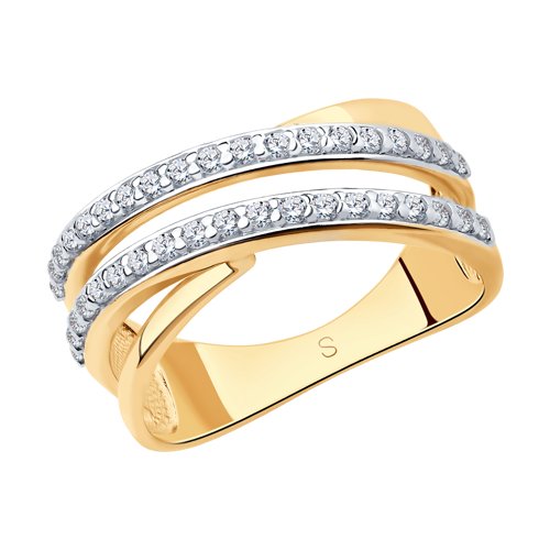 Кольцо SOKOLOV - Серебро 925, Фианит (арт. 93010577)