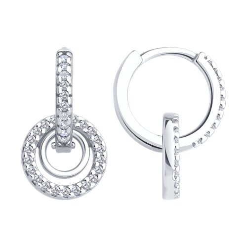 Серьги SOKOLOV - Серебро 925, Фианит (арт. 94026909)