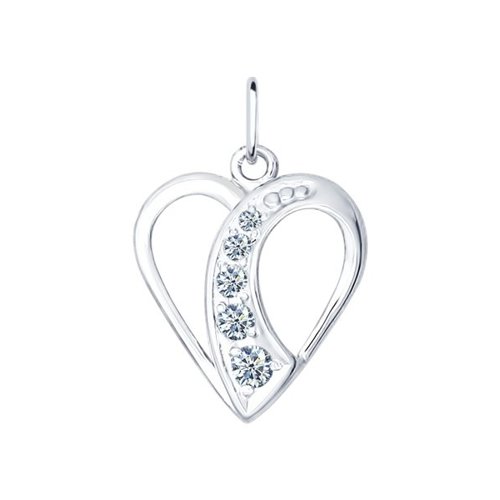 Подвеска SOKOLOV - Серебро 925, Фианит (арт. 94030685)