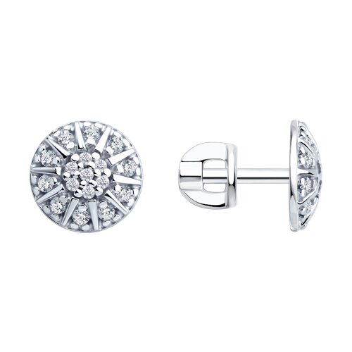 Серьги SOKOLOV - Серебро 925, Фианит (арт. 94027196)