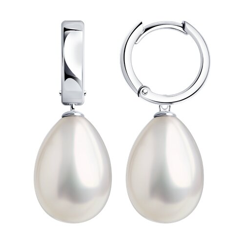 Серьги SOKOLOV - Серебро 925, Жемчуг синтетический (арт. 94027674)