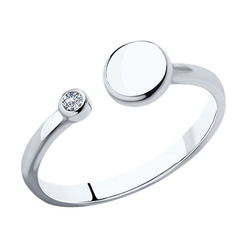 Кольцо SOKOLOV - Серебро 925, Фианит (арт. 94012736)