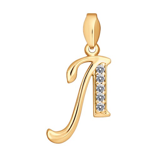 Подвеска SOKOLOV - Серебро 925, Фианит (арт. 93030521)