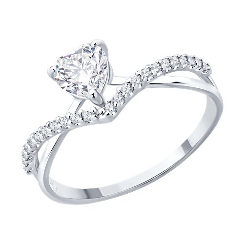 Кольцо SOKOLOV - Серебро 925, Фианит (арт. 94014723)