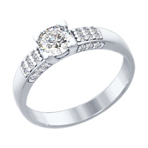 Кольцо SOKOLOV - Серебро 925, Фианит (арт. 94013645)