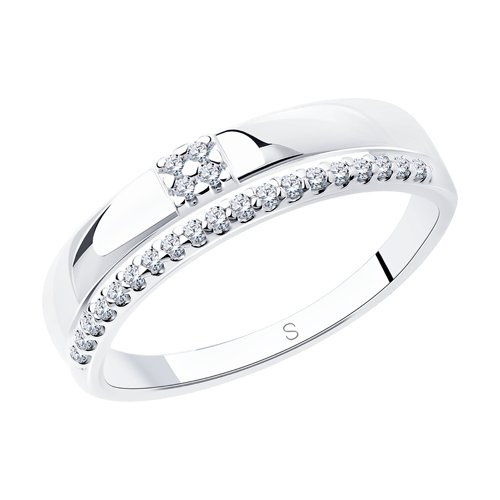 Кольцо SOKOLOV - Серебро 925, Фианит (арт. 94012213)