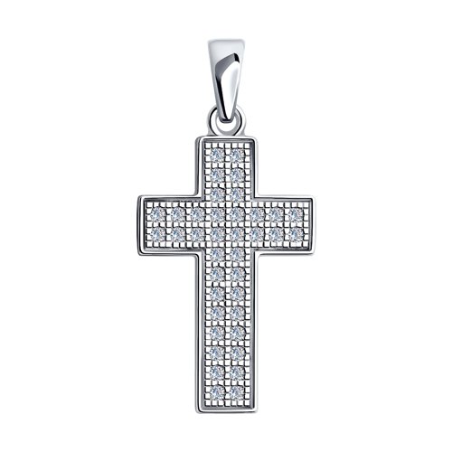 Подвеска SOKOLOV - Серебро 925, Фианит (арт. 94032565)