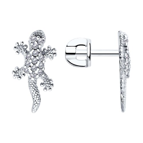 Серьги SOKOLOV - Серебро 925, Фианит (арт. 94025990)