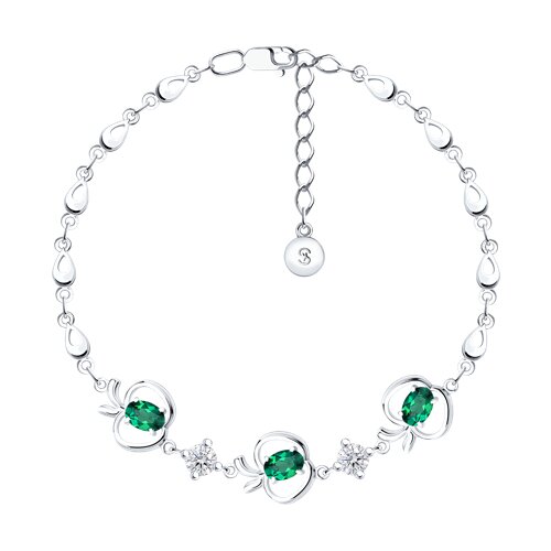 Браслет SOKOLOV - Серебро 925, Фианит (арт. 94050136)