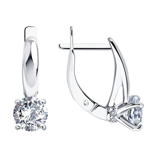 Серьги Diamant - Серебро 925, Фианит (арт. 94-120-02133-1)