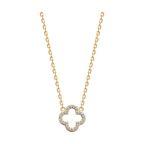 Колье SOKOLOV - Серебро 925, Фианит (арт. 93070129)