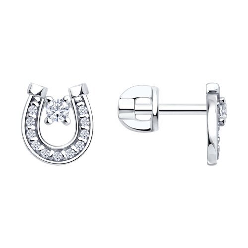 Серьги Diamant - Серебро 925, Фианит (арт. 94-122-00093-1)