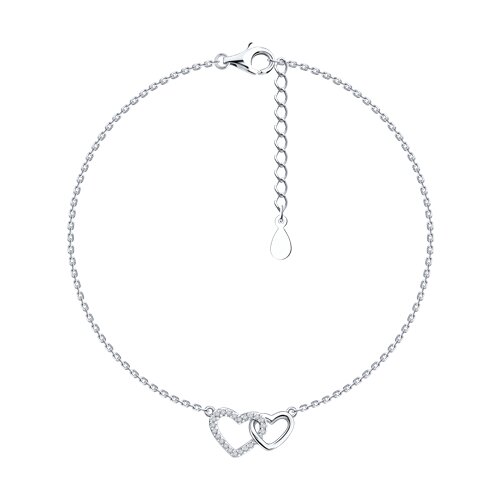 Браслет SOKOLOV - Серебро 925, Фианит (арт. 94051100-91)