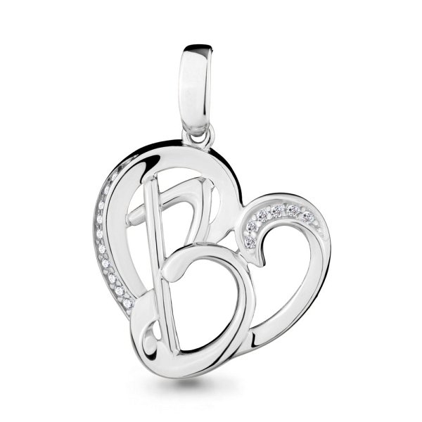 Подвеска Аквамарин - Серебро 925, Фианит (арт. 24001А.5)