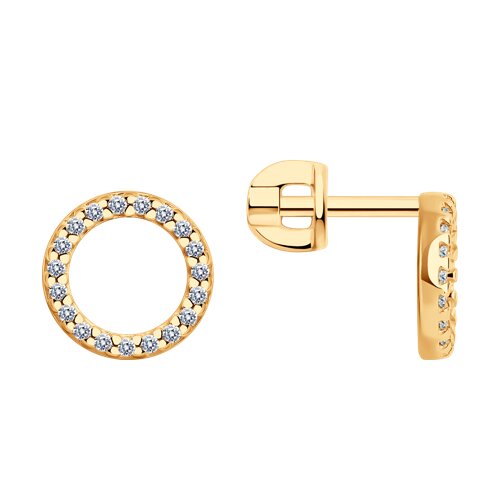 Серьги SOKOLOV - Серебро 925, Фианит (арт. 93022437)