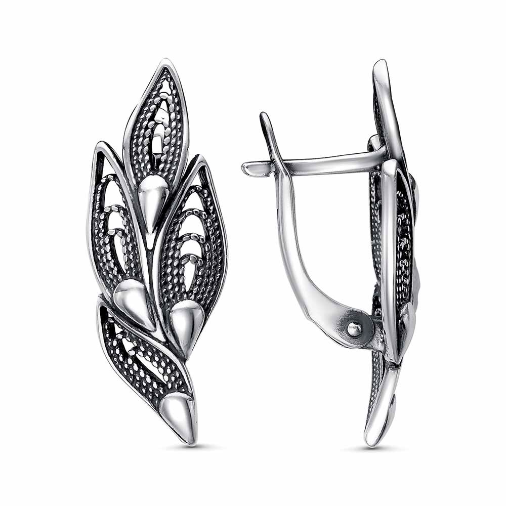 Серьги Красная пресня - Серебро 925 (арт. 33015762)