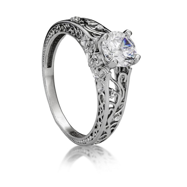 Кольцо Галатея - Серебро 925, Фианит (арт. 2671.1)