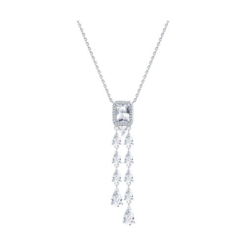 Колье SOKOLOV - Серебро 925, Фианит (арт. 94071533)