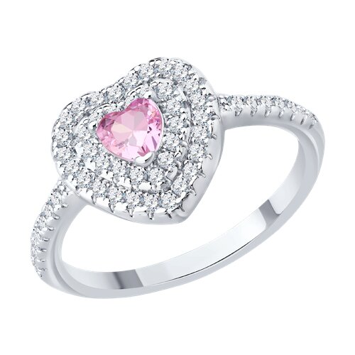 Кольцо SOKOLOV - Серебро 925, Фианит (арт. 94014495-91)