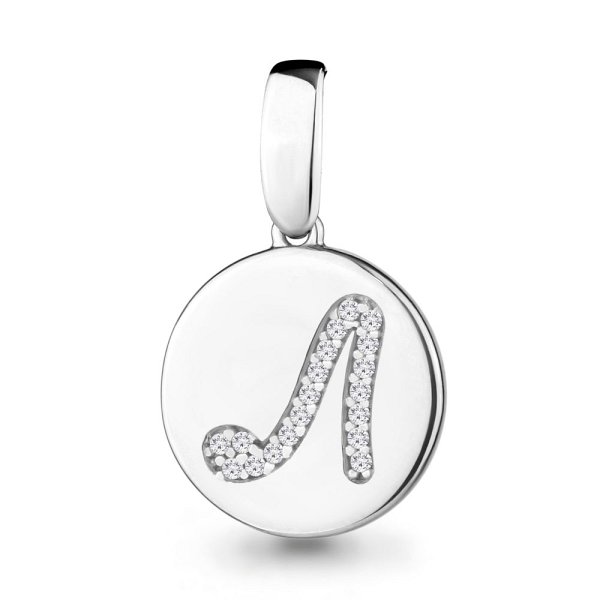 Подвеска Аквамарин - Серебро 925, Фианит (арт. 24022А.5)