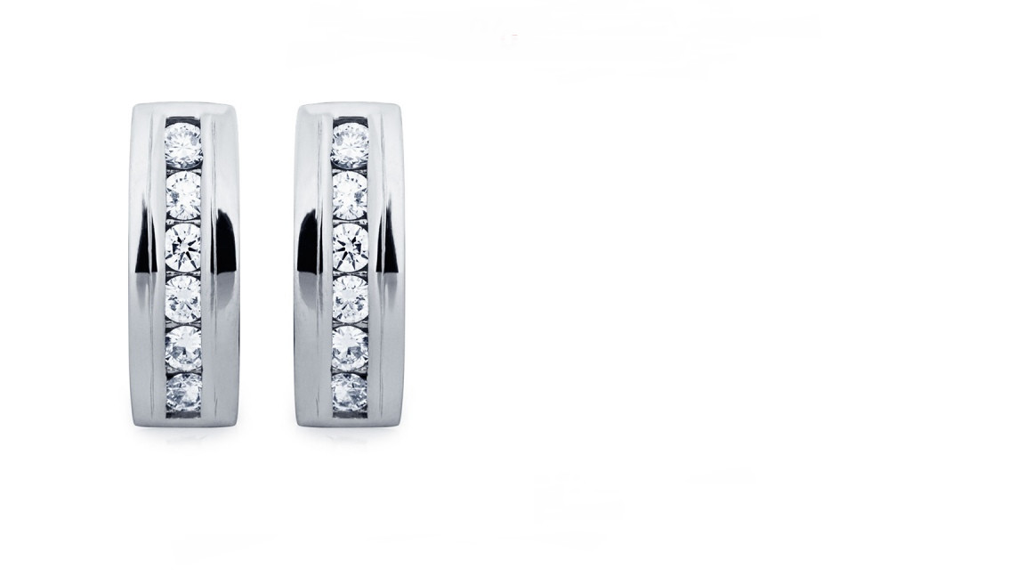 Серьги Platinum Lab. - Платина 950, Бриллиант (арт. ПС-021-01)