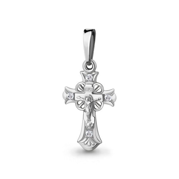 Подвеска Аквамарин - Серебро 925, Фианит (арт. 20471А.5)