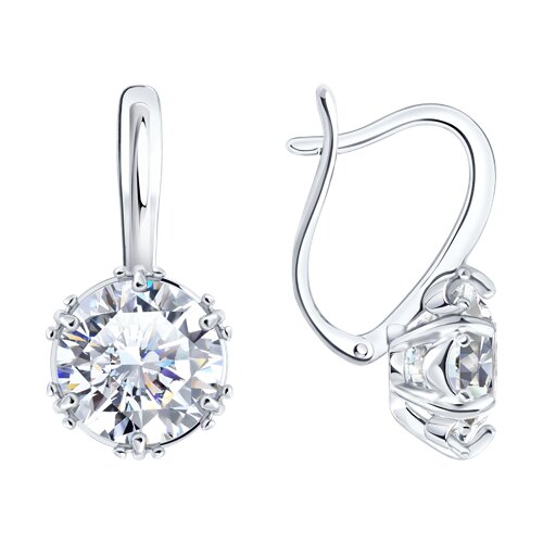 Серьги SOKOLOV - Серебро 925, Фианит (арт. 94027568)