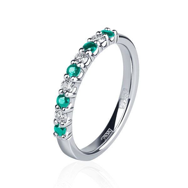 Кольцо Platinum Lab. - Платина 950 (арт. ПК-044ИБр-03)