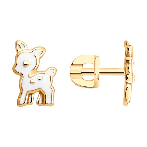 Серьги SOKOLOV - Серебро 925, Эмаль (арт. 93022447)