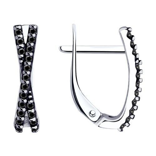 Серьги Diamant - Серебро 925, Фианит (арт. 94-120-01512-1)