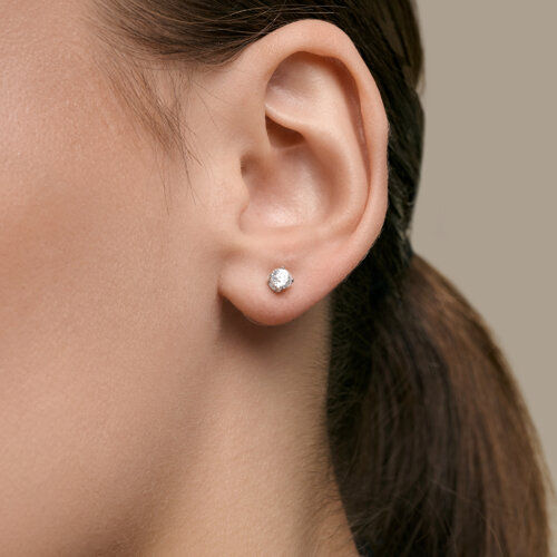 Серьги SOKOLOV - Серебро 925, Фианит (арт. 94027706)