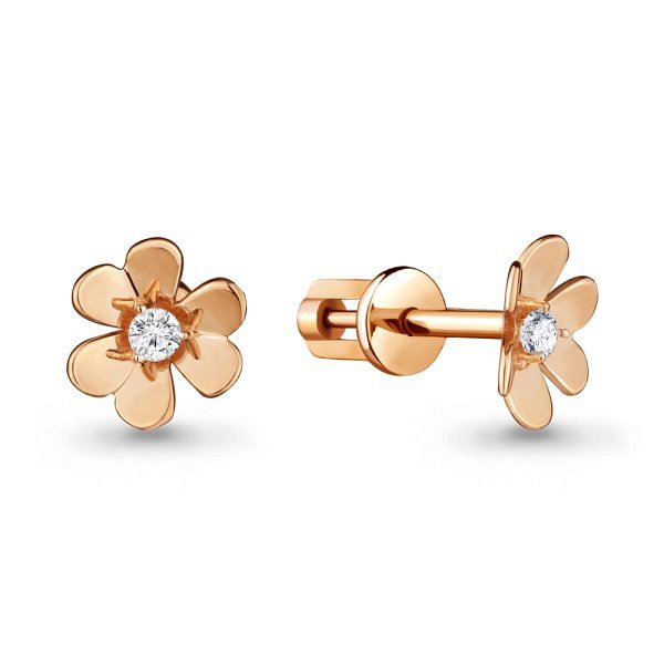 Серьги Аквамарин - Золото 585, Фианит (арт. 46410.1)