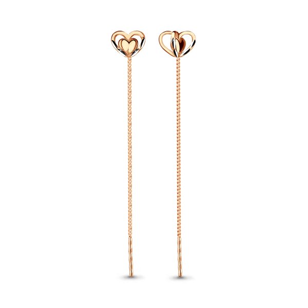 Серьги Аквамарин - Золото 585 (арт. 30810.1)