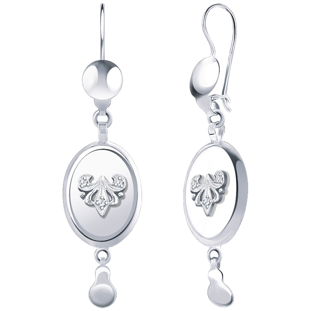 Серьги Атолл - Серебро 925 (арт. 2702-925)