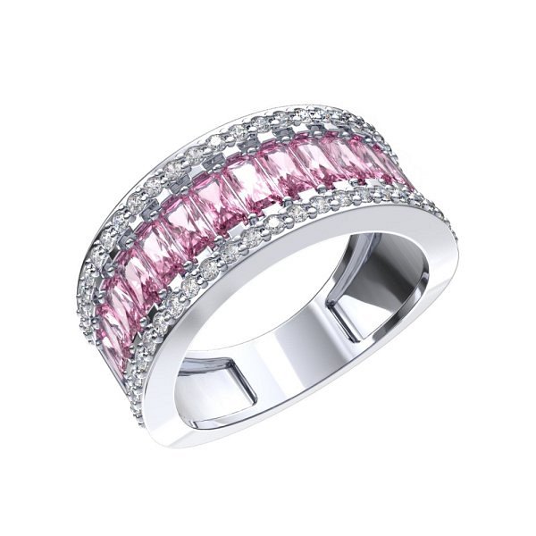 Кольцо POKROVSKY - Серебро 925, Фианит (арт. 1101692-00795)