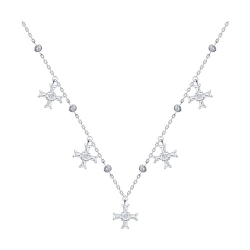 Колье SOKOLOV - Серебро 925, Фианит (арт. 94071243)