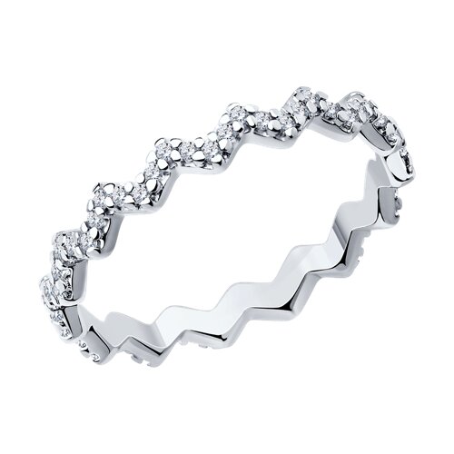 Кольцо SOKOLOV - Серебро 925, Фианит (арт. 94013718)