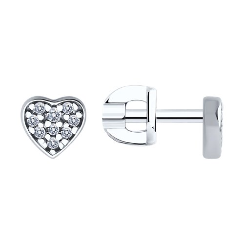 Серьги SOKOLOV - Серебро 925, Фианит (арт. 94022974)