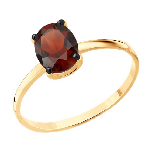 Кольцо SOKOLOV - Серебро 925, Гранат (арт. 92014646)