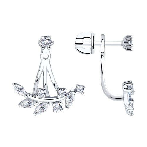 Серьги SOKOLOV - Серебро 925, Фианит (арт. 94025952)