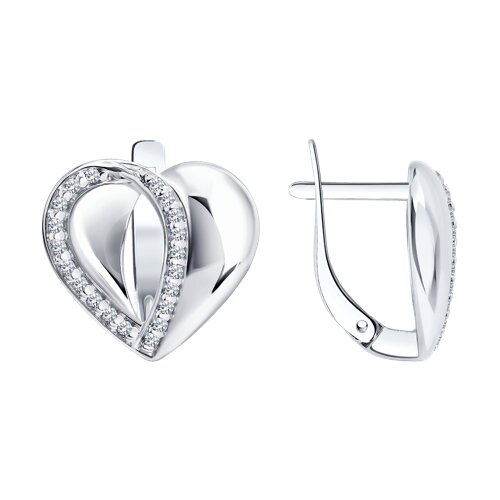 Серьги Diamant - Серебро 925, Фианит (арт. 94-120-00278-1)