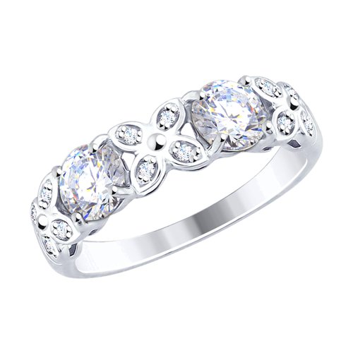 Кольцо SOKOLOV - Серебро 925, Фианит (арт. 94012501)