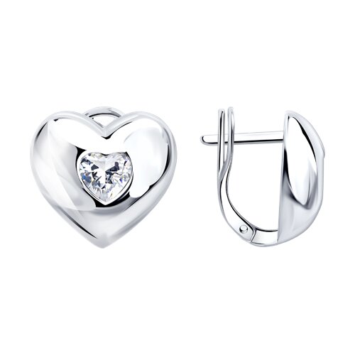 Серьги SOKOLOV - Серебро 925, Фианит (арт. 94027718)