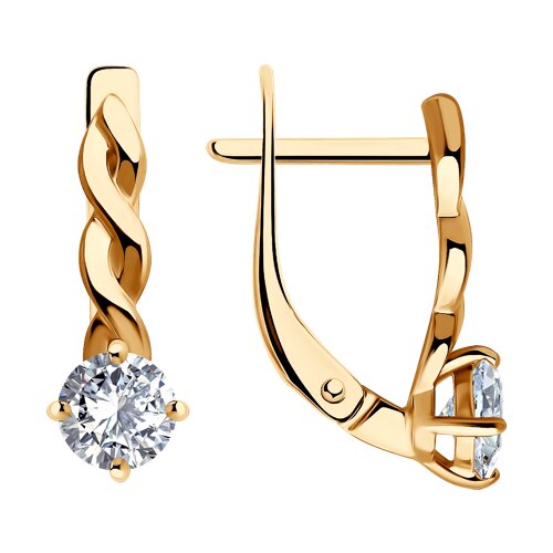 Серьги SOKOLOV - Серебро 925, Фианит (арт. 93022428)