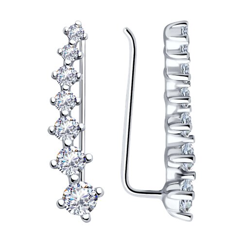 Серьги SOKOLOV - Серебро 925, Фианит (арт. 94025939)